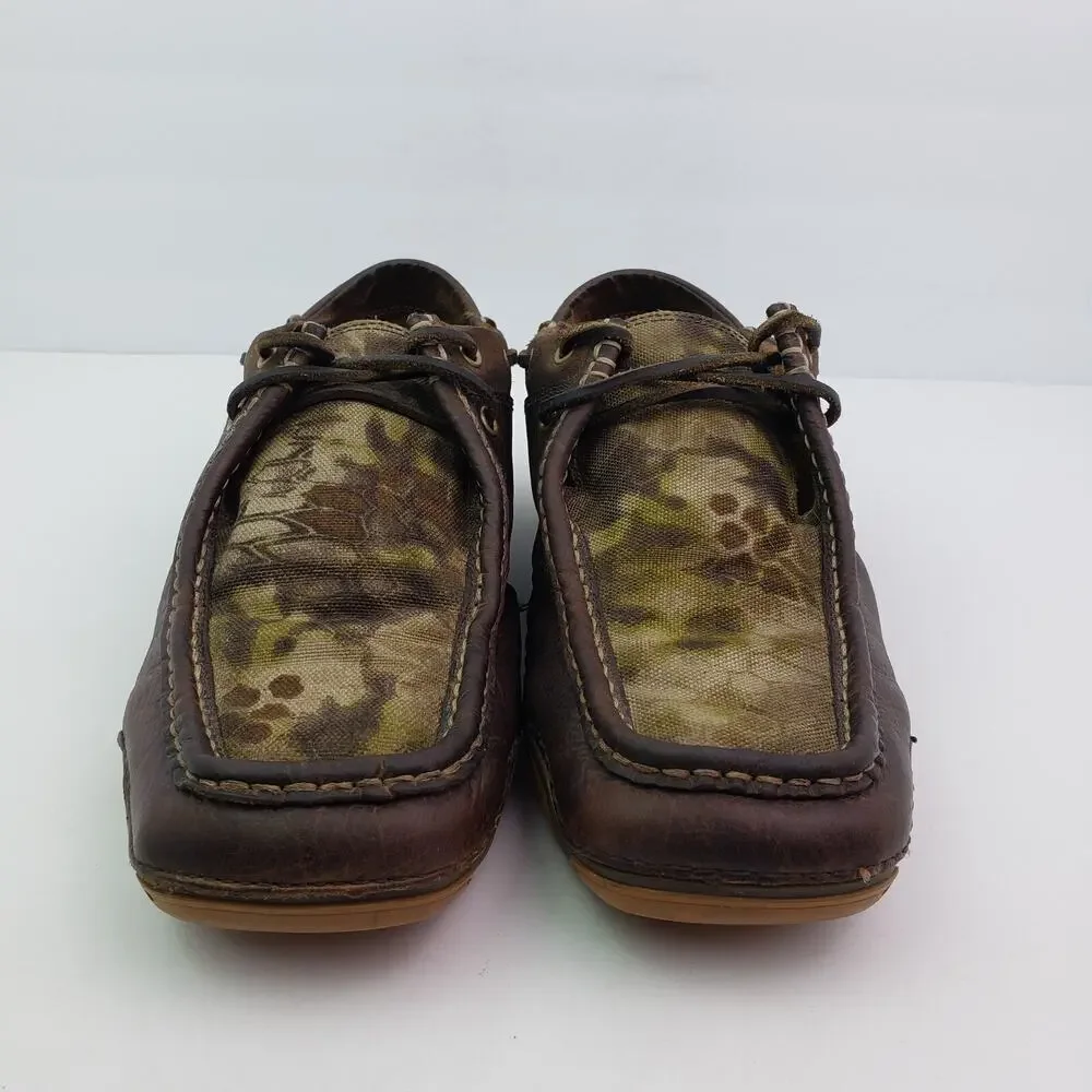 Ariat Rock Springs Mens Size 10 D Brown Leather Casual Sneaker Shoes 10015370